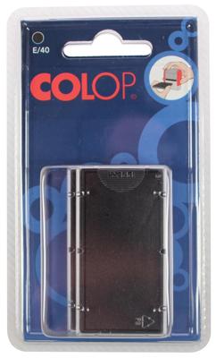 Colop stempelkussen zwart, voor stempel P40, P40N, blister van 2 stuks