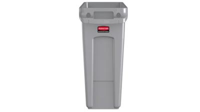 Rubbermaid afvalcontainer Slim Jim, 60 liter, grijs