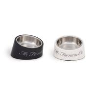 Designed by Lotte - Kattenvoerbak - Grijs - Diam. 14 cm - thumbnail