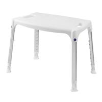 SecuCare douchekruk Quattro rechthoekig in hoogte verstelbaar, Zwart - thumbnail