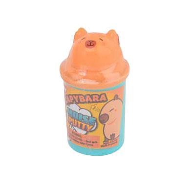 Johntoy Capybara putty met geluid in emmertje