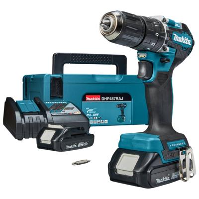 Makita dhp487raj | klopboormachine | koolborstelloos | 18v | 2.0ah | li-ion in mbox - dhp487raj