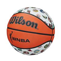 Basketbal Wilson Wnba All Team Bskt Donker oranje 6 Natuurlijk rubber (Maat 6) - thumbnail
