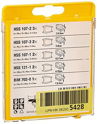 DeWalt Accessoires Cassette, 10-delig, decoupeerzaagbladen voor metaal - DT2292-QZ
