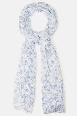 Ulla Popken Sjaal, bloemenranken, licht - Grote Maten Ulla Popken Sjaal, bloemenranken, licht - Grote Maten