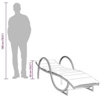 Ligstoelen 2 st met tafel poly rattan bruin - thumbnail