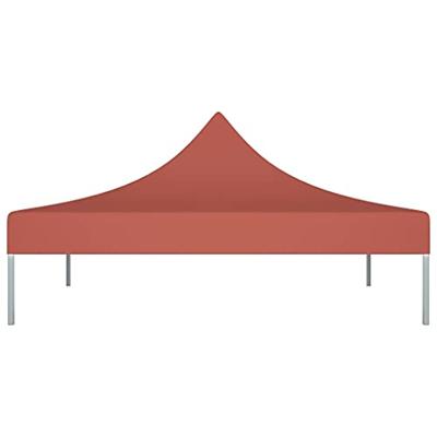 VidaXL Partytentdak 270 g/m² 2x2 m terracotta - thumbnail