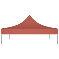 VidaXL Partytentdak 270 g/m² 2x2 m terracotta - thumbnail