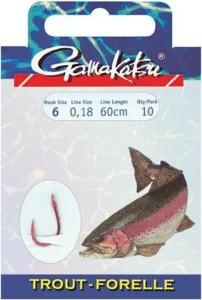 Gamakatsu Hook Bks-5330R Trout 60 Cm 10-016 mm