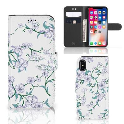 Apple iPhone X | Xs Uniek Hoesje Blossom White Apple iPhone X | Xs Uniek Hoesje Blossom White