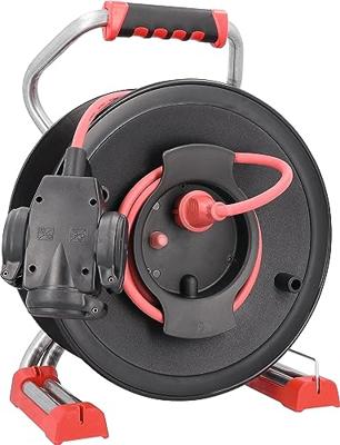 AS Schwabe 23240 Kabelhaspel 50 m Rood Randaarde stekker AS Schwabe 23240 Kabelhaspel 50 m Rood Randaarde stekker