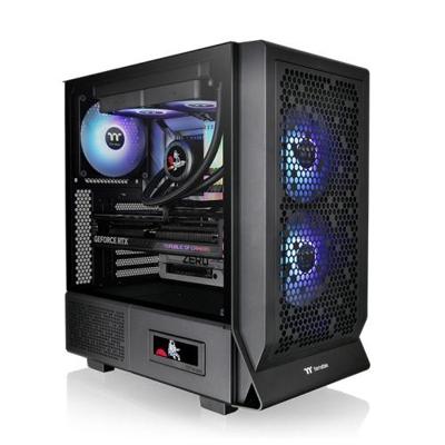 Thermaltake Ceres 330 TG Midi-tower Gaming-behuizing Zwart Zijvenster Thermaltake Ceres 330 TG Midi-tower Gaming-behuizing Zwart Zijvenster