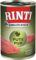 RINTI Singlefleisch Exclusive Turkey - natvoer voor honden - 400g - thumbnail