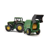 Siku 1665 john deere met balenpers - thumbnail