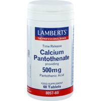 Lamberts Calcium Pantothenaat 500 mg Time Release Tabletten - thumbnail