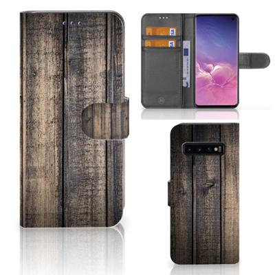 Samsung Galaxy S10 | Book Style Case | Steigerhout Samsung Galaxy S10 | Book Style Case | Steigerhout