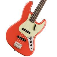 Fender Vintera II 60s Jazz Bass RW Fiesta Red elektrische basgitaar met deluxe gigbag - thumbnail