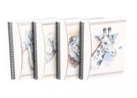 Oxford Boho Chic spiraalblok, ft A5, 120 bladzijden, gelijnd, geassorteerde kleuren - thumbnail