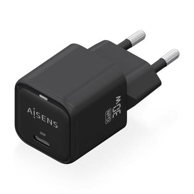 Oplader Aisens ASCH-30W1P019-BK Zwart 30 W (1 Stuks) - thumbnail