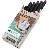 Viltstift edding 25 EcoLine rond 1mm zwart | 10 stuks - thumbnail
