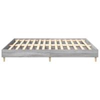 Bedframe zonder matras 160x200 cm spaanplaat grijs Sonoma - thumbnail