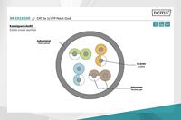 Simpletek DK-1512-100 RJ45 Netwerkkabel, patchkabel CAT 5e U/UTP 10.00 m Grijs 1 stuk(s) - thumbnail