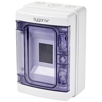 Sygonix SY-5491850 Kleine verdeelkast Opbouw (op muur) Aantal groepen: 4 Aantal rijen: 1 Inhoud: 1 stuk(s) Sygonix SY-5491850 Kleine verdeelkast Opbouw (op muur) Aantal groepen: 4 Aantal rijen: 1 Inhoud: 1 stuk(s)
