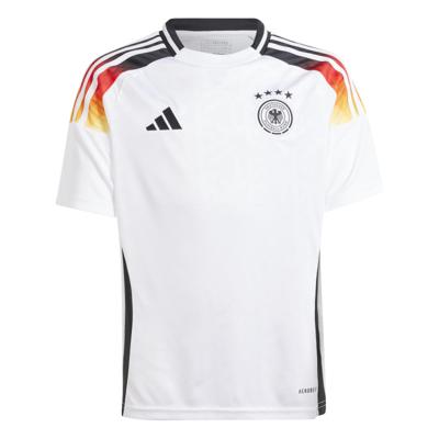 Duitsland Shirt Thuis Junior 2024-2026 - Maat 128 - Kleur: Wit | Soccerfanshop Duitsland Shirt Thuis Junior 2024-2026 - Maat 128 - Kleur: Wit | Soccerfanshop