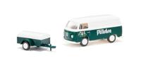 Wiking 0300 05 H0 Bus Volkswagen T2 bestelwagen met aanhanger „Pülleken” - thumbnail