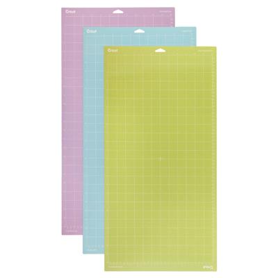 Cricut Explore/Maker LightGrip/StandardGrip/StrongGrip (30.5 x 61 cm) 3-Pack Snijmat Snijbreedte 30.5 cm Lila, Blauw, Geel Cricut Explore/Maker LightGrip/StandardGrip/StrongGrip (30.5 x 61 cm) 3-Pack Snijmat Snijbreedte 30.5 cm Lila, Blauw, Geel