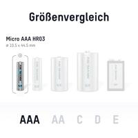 Ansmann Batterijen nimh accu micro aaa 800 mah - 2 stuks - thumbnail
