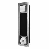 Wiesbaden Inbouw Toiletrolhouder met Reserve Rolhouder RVS - thumbnail