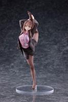 Original Character PVC Statue 1/6 OL-chan Who Doesn't Want to Go to Work Pink Ver. 26 cm - thumbnail