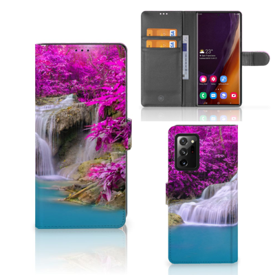 Samsung Galaxy Note20 Ultra | Flip Cover | Waterval | Portemonnee hoesje Samsung Galaxy Note20 Ultra | Flip Cover | Waterval | Portemonnee hoesje