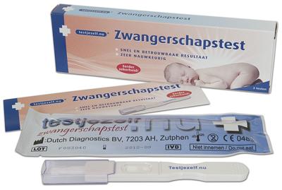 Testjezelf.nu Zwangerschapstest Midstream