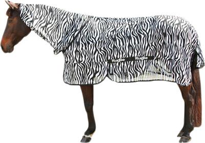Vliegdeken Zebra incl. nekdeel 205cm