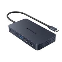 HYPER HyperDrive USB-C Dock - Grey USB-C dockingstation Geschikt voor merk (dockingstation): Universeel USB-C Power Delivery - thumbnail