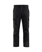 Blåkläder Industrie werkbroek stretch 14441832 | Zwart/High-Vis Geel | Maat 64 - 7330509757499 - thumbnail