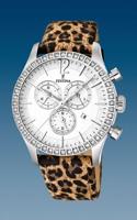 Horlogeband Festina F16590-5 / F16590-6 Leder Luipaard 21mm - thumbnail