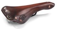Selle Monte Grappa Monte grappa zadel veer smal charleston sport leer d-bruin - thumbnail