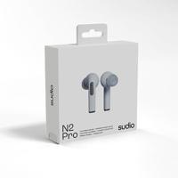 Sudio N2 Pro In Ear headset Bluetooth Stereo Blauw Noise Cancelling Headset, Oplaadbox, Touchbesturing - thumbnail