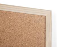 Bi-Office kurkbord met houten kader, ft 60 x 40 cm - thumbnail