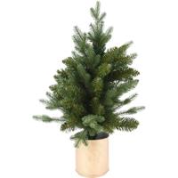 Kunstkerstboom In Gouden Pot 60cm - thumbnail