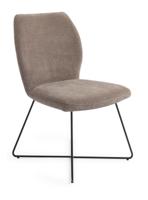 Jesper Home Ikata eetkamerstoel Mocha Mist cross black - thumbnail