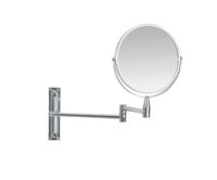 Vergrotende Spiegel Andrea House Uitschuifbaar Verchroomd 39 x 3 x 26,5 cm Zilverkleurig Metaal - thumbnail