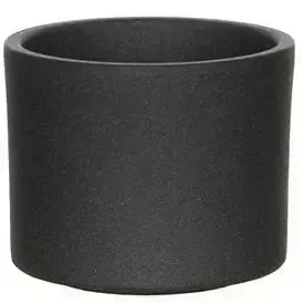 Mica Decorations bloempot Era rond 10x8.5cm donkergrijs