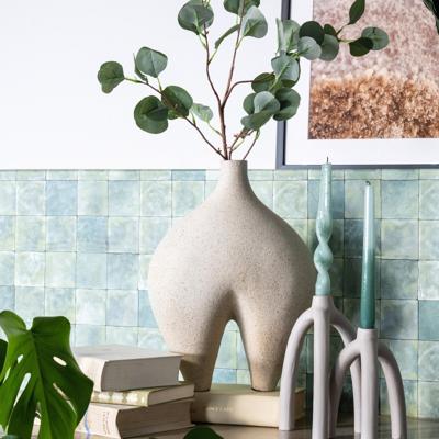 By-Boo Vaas 'Momo' 37cm hoog, kleur Off White