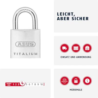 ABUS Hangslot 64Ti/30 - 64TI/30 - 64TI/30