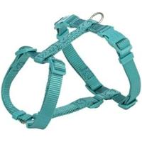 Trixie hondentuig premium h-tuig aqua blauw - thumbnail