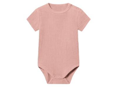 lupilu Mousseline baby romper (Lichtroze, 86/92)